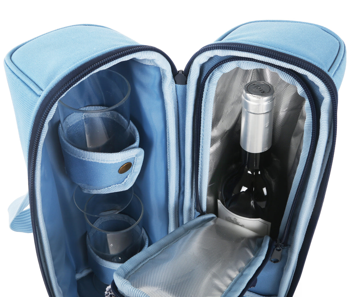 Greenfield Collection Deluxe Wine Cooler Bag for Two People - The Greenfield Collection