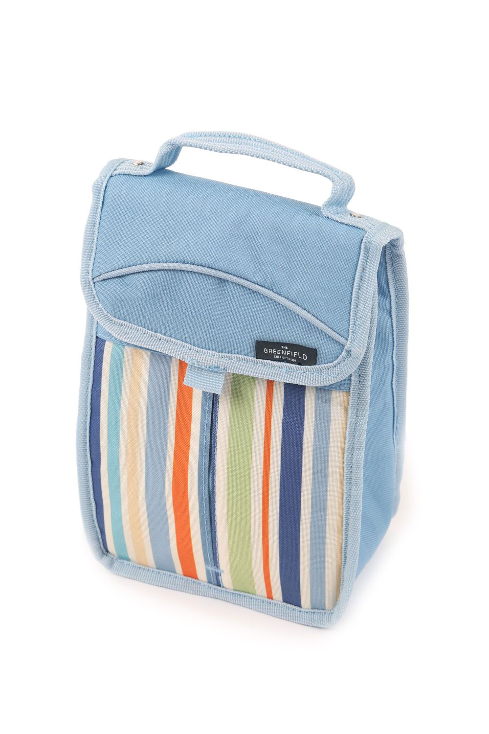 Greenfield Collection Sky Blue Folding Lunch Cool Bag - The Greenfield Collection