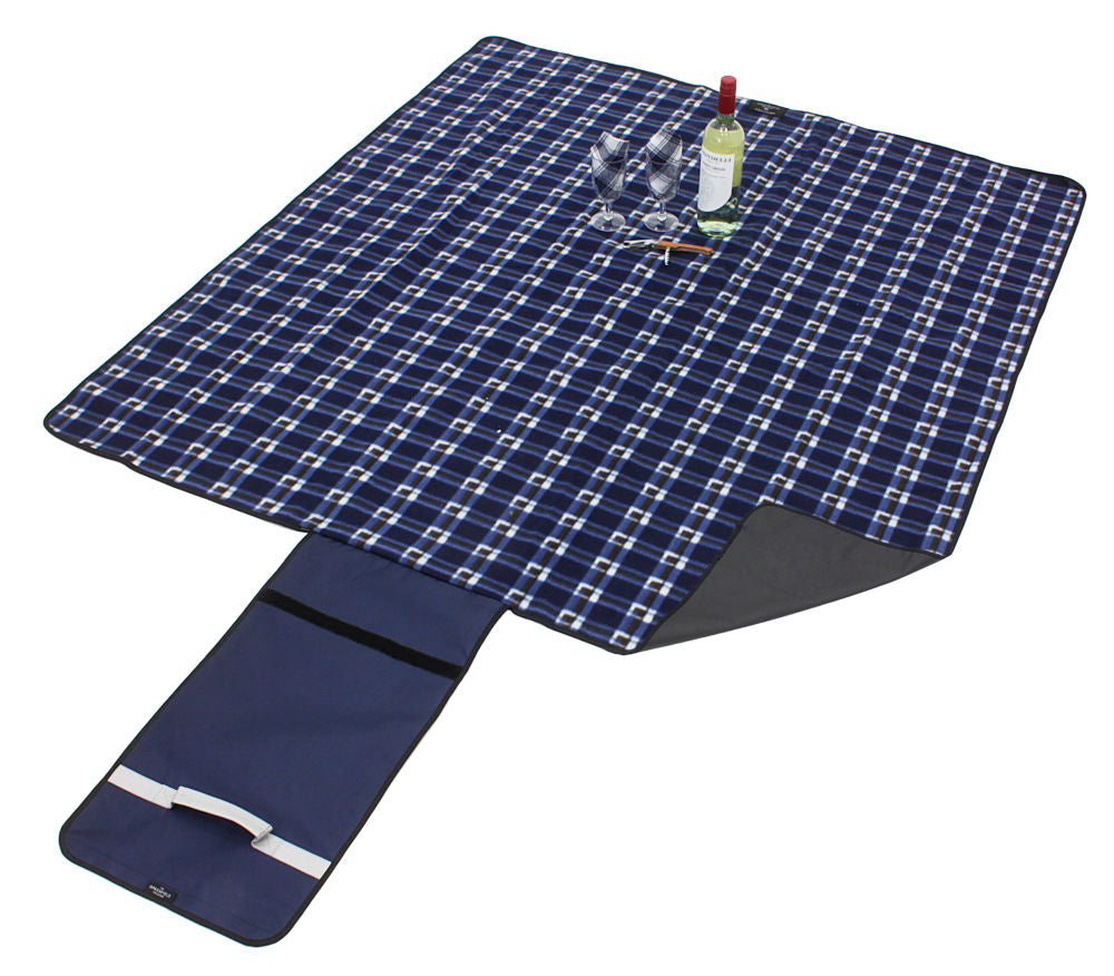Greenfield Collection Luxury Plaid Moisture Resistant Picnic Blanket - The Greenfield Collection