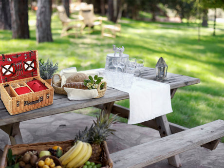 Greenfield Collection Blenheim Willow Picnic Hamper for Four People - The Greenfield Collection