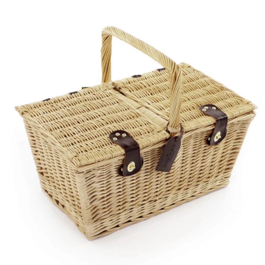 Greenfield Collection Park Lane Willow Picnic Hamper for Four People - The Greenfield Collection