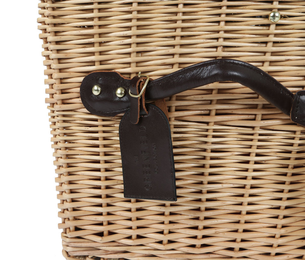 Greenfield Collection Goodwood Willow Picnic Hamper for Six People - The Greenfield Collection