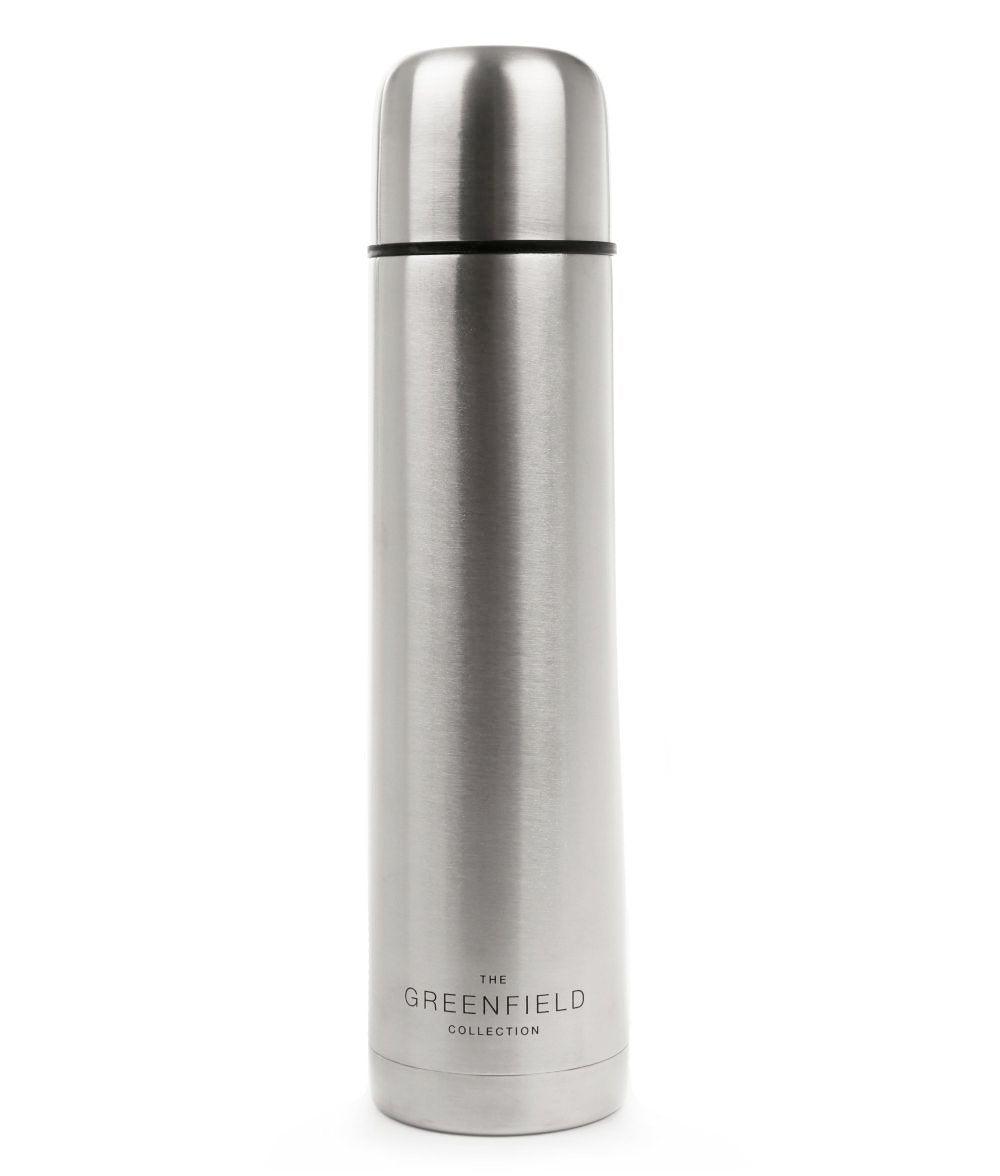 Greenfield Collection 1 Litre Vacuum Insulated Stainless Steel Flask - Greenfield Collection
