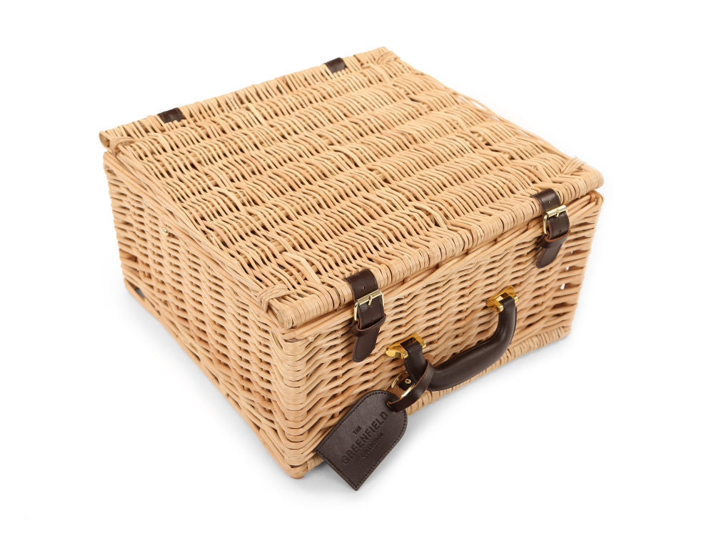 Greenfield Collection Chilworth Willow Picnic Hamper for Two People - The Greenfield Collection
