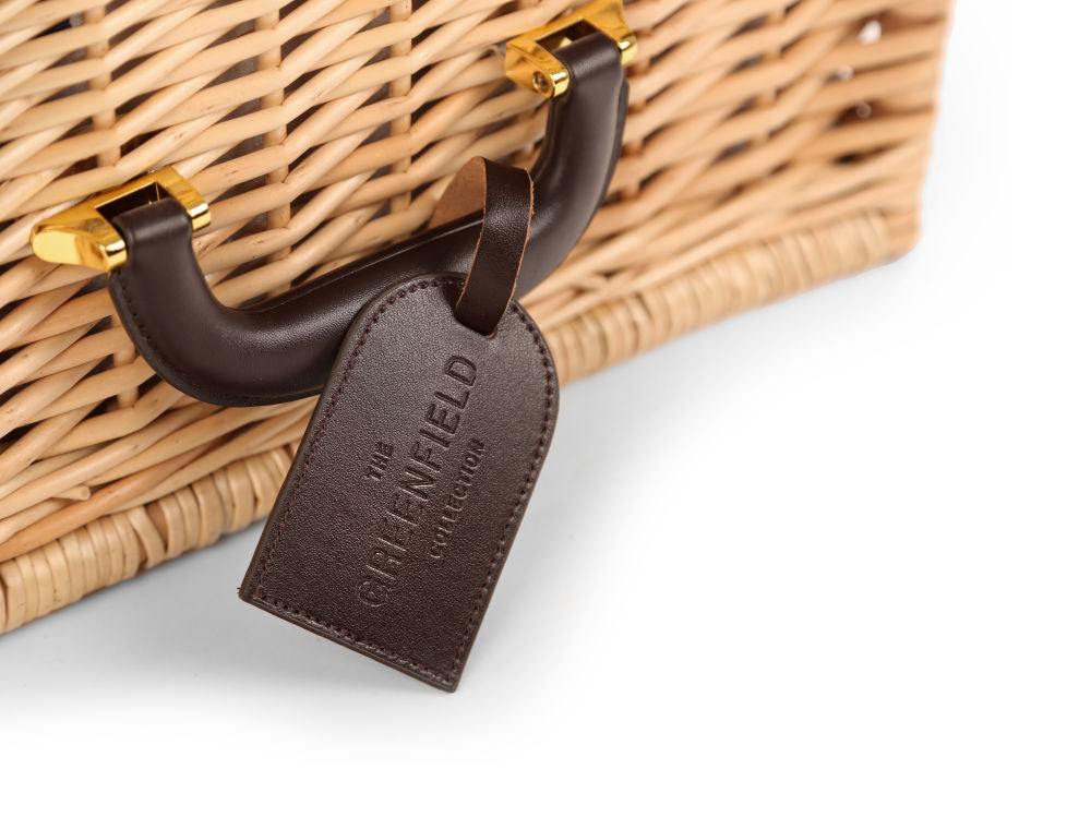 Greenfield Collection Chilworth Willow Picnic Hamper for Two People - The Greenfield Collection