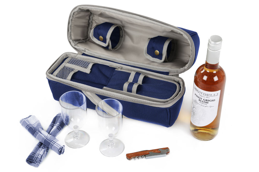 Greenfield Collection Deluxe Wine Cooler Bag for Two People - The Greenfield Collection