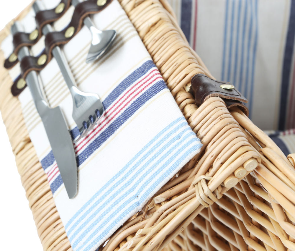 Greenfield Collection Arundel Willow Picnic Hamper for Two People - The Greenfield Collection