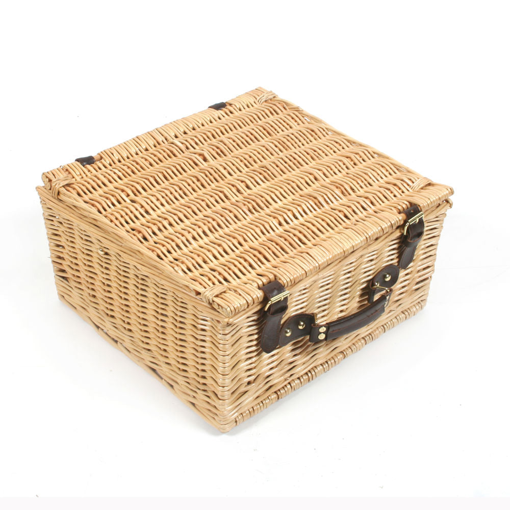 Greenfield Collection Sandbanks Willow Picnic Hamper for Two People - The Greenfield Collection