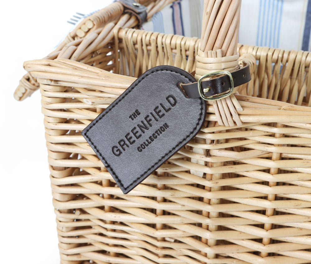 Greenfield Collection Arundel Willow Picnic Hamper for Two People - The Greenfield Collection