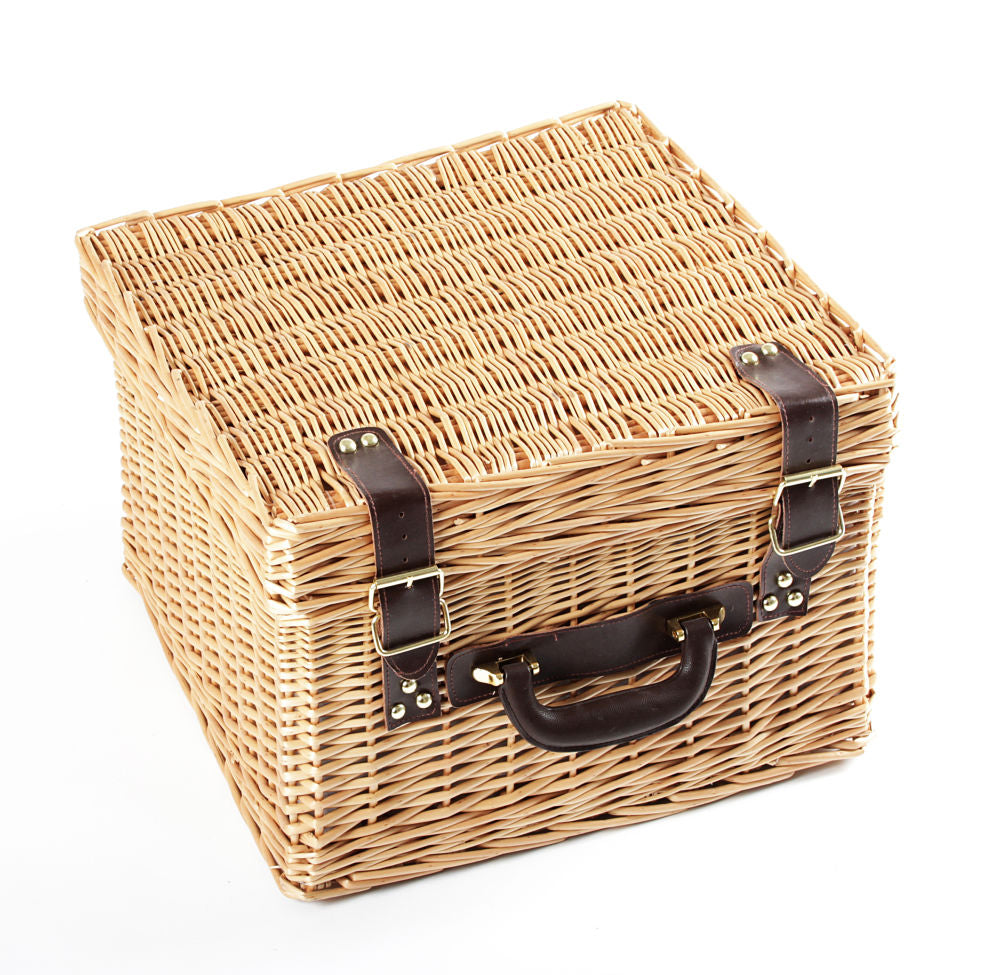 Greenfield Collection Clarendon Willow Picnic Hamper for Two People - The Greenfield Collection