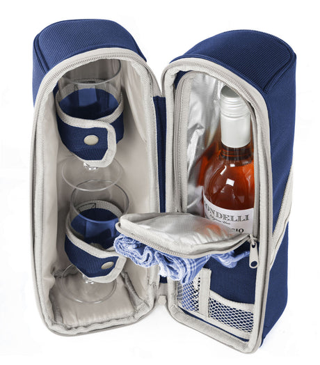 Greenfield Collection Deluxe Wine Cooler Bag for Two People - The Greenfield Collection