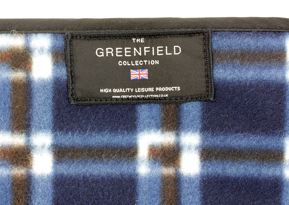 Greenfield Collection Super Deluxe Picnic Backpack Hamper for Four People with Matching Picnic Blanket - The Greenfield Collection