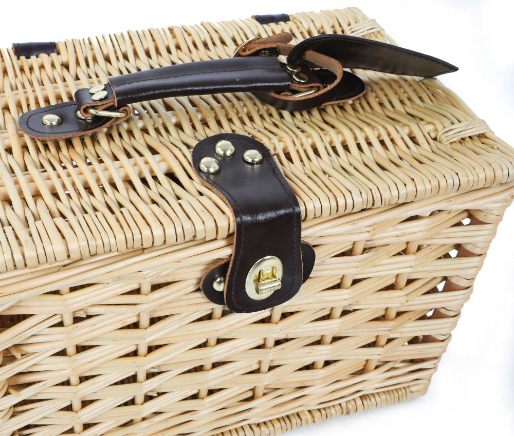 Greenfield Collection Mayfair Classic Willow Picnic Hamper - The Greenfield Collection