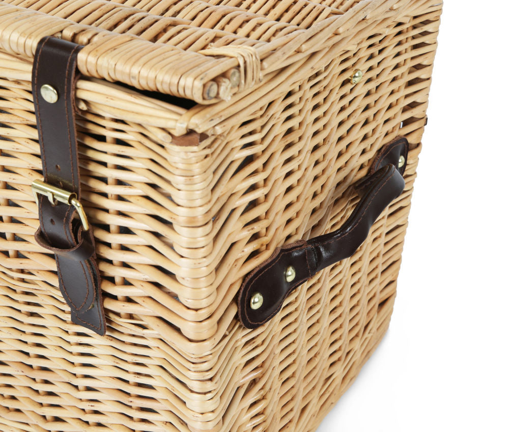 Greenfield Collection Amersham Willow Picnic Hamper for Four People - The Greenfield Collection