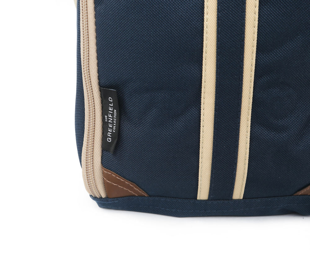 Greenfield Collection Super Deluxe Admiral Blue Wine Cooler Bag for Two People - The Greenfield Collection