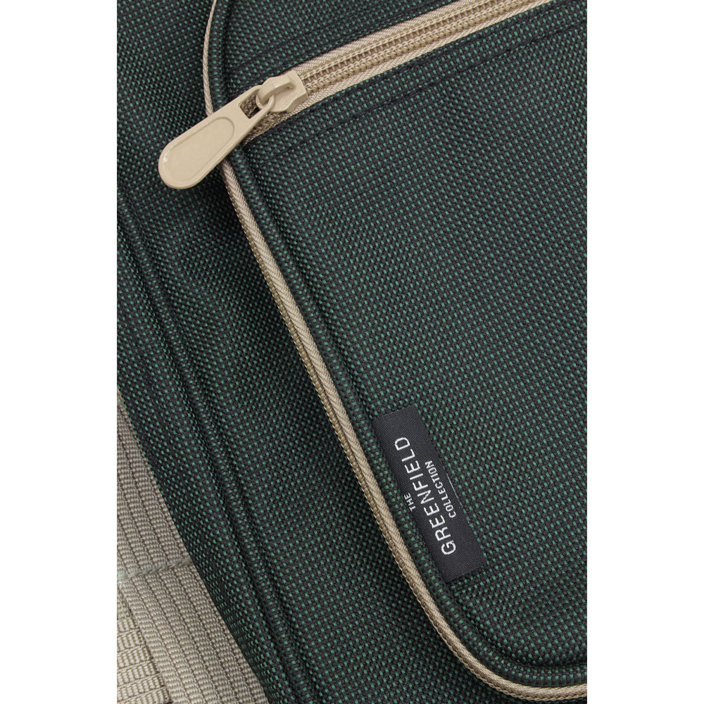 Greenfield Collection Super Deluxe Picnic Backpack Hamper for Two People with Matching Picnic Blanket - The Greenfield Collection