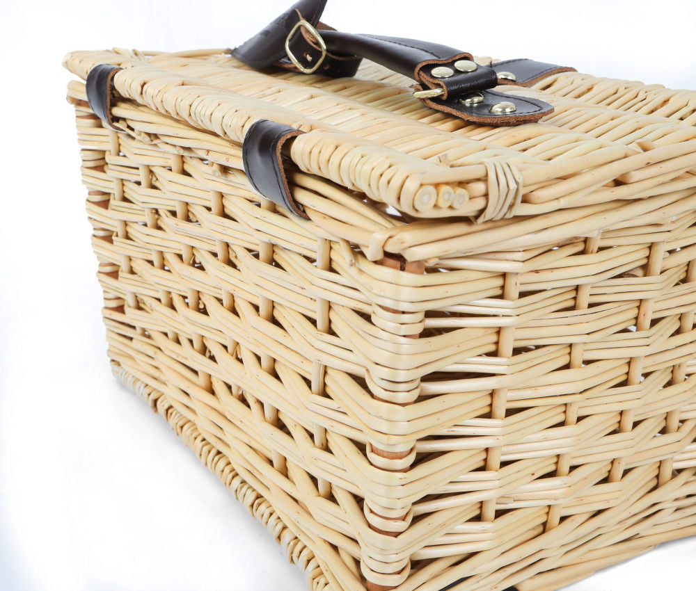 Greenfield Collection Mayfair Classic Willow Picnic Hamper - The Greenfield Collection