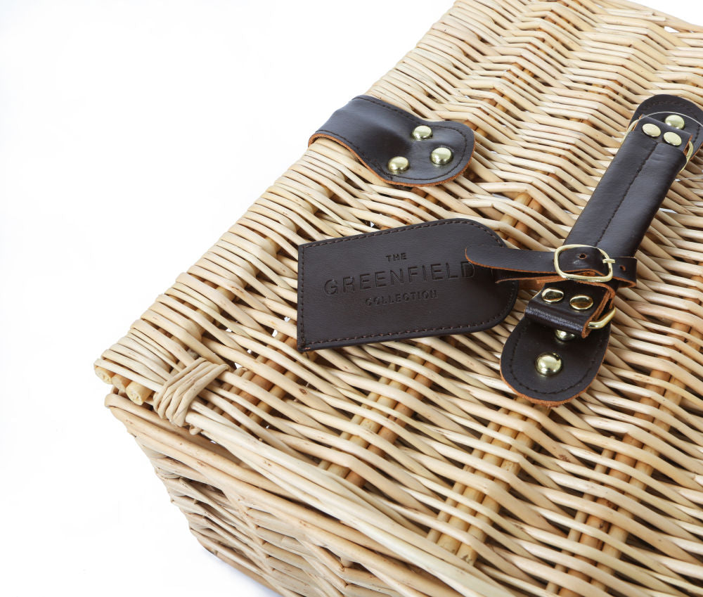 Greenfield Collection Kensington Classic Willow Picnic Hamper - The Greenfield Collection