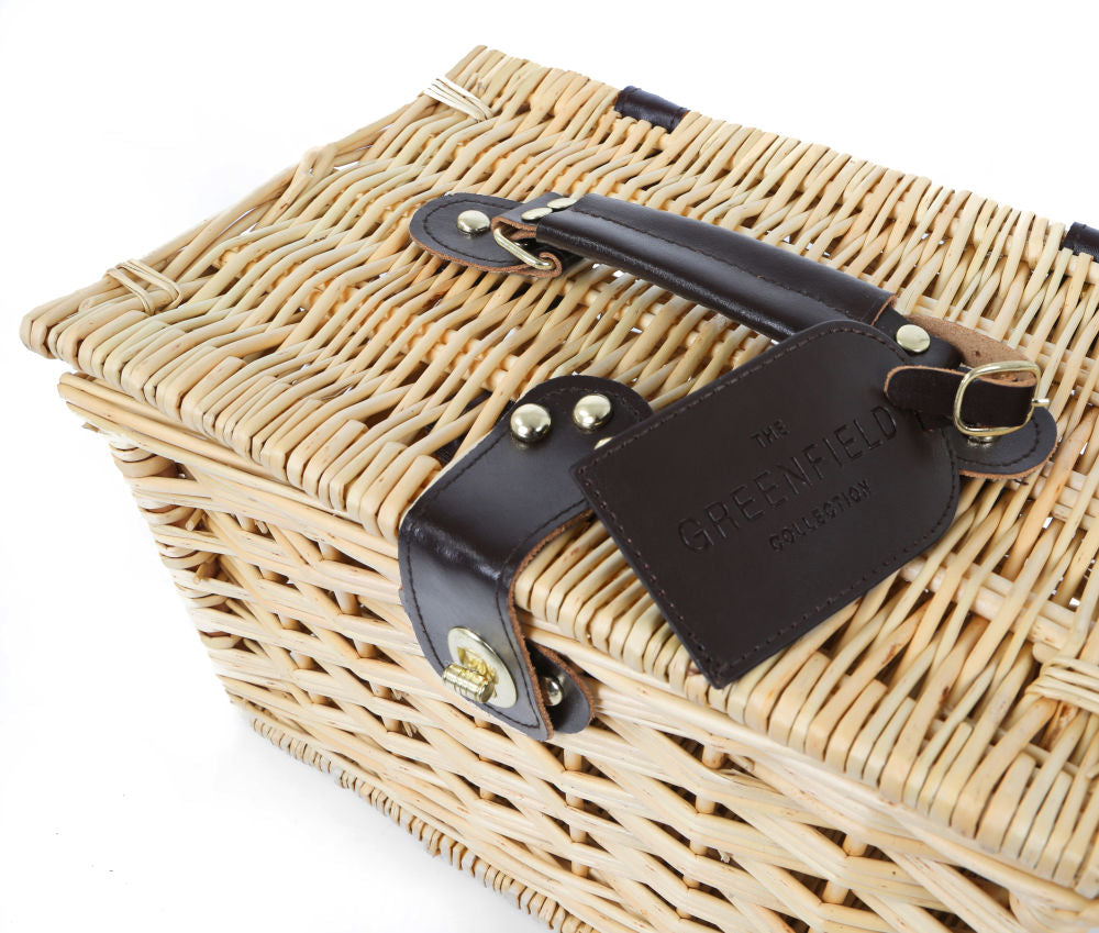 Greenfield Collection Mayfair Classic Willow Picnic Hamper - The Greenfield Collection