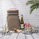 Contemporary Wine Cooler Bag with Accessories for picnics - Greenfield Collection
