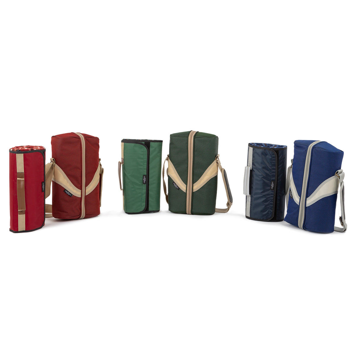 Greenfield Collection Deluxe Wine Cooler Bag for Two People with Matching Picnic Blanket - The Greenfield Collection