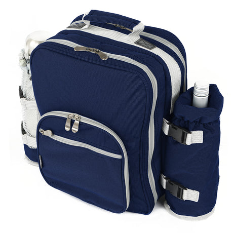 Greenfield Collection Super Deluxe Picnic Backpack Hamper for Two People - The Greenfield Collection