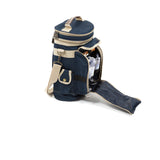 Greenfield Collection Contour Admiral Blue Wine Cooler Bag for Two People - The Greenfield Collection
