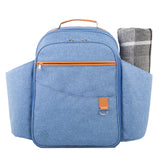 Contemporary Picnic Backpack 4 Person - Greenfield Collection
