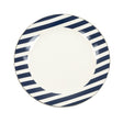 Greenfield Collection 7'' China Plate Blue Stripe - Greenfield Collection