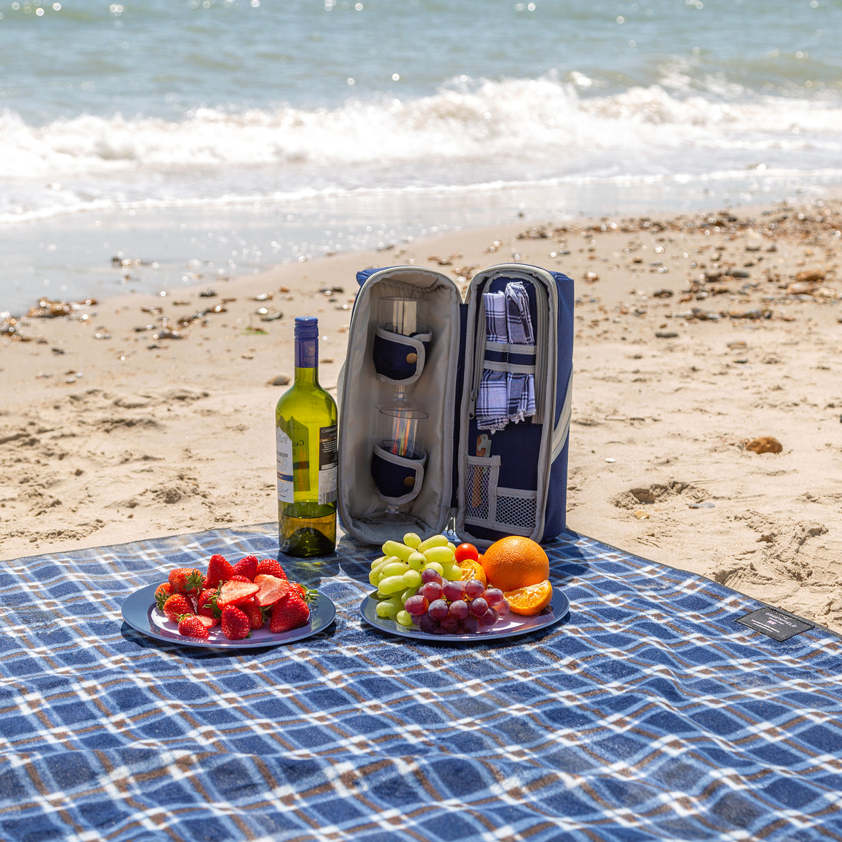 Greenfield Collection Deluxe Wine Cooler Bag for Two People - The Greenfield Collection