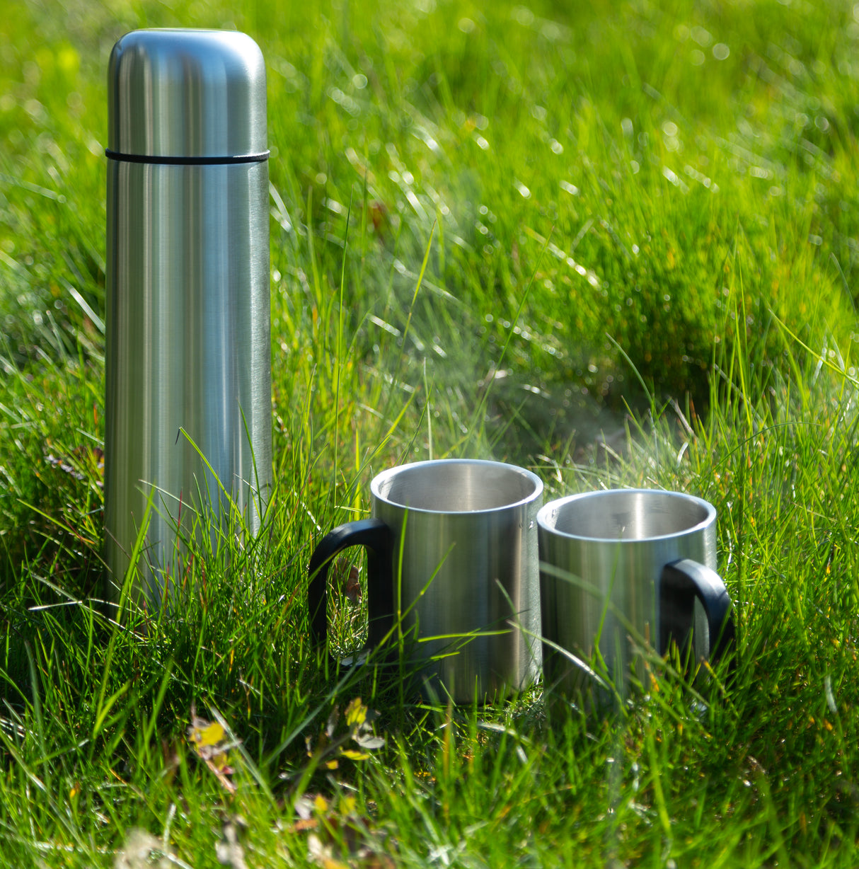 Greenfield Collection 1 Litre Vacuum Insulated Stainless Steel Flask - The Greenfield Collection