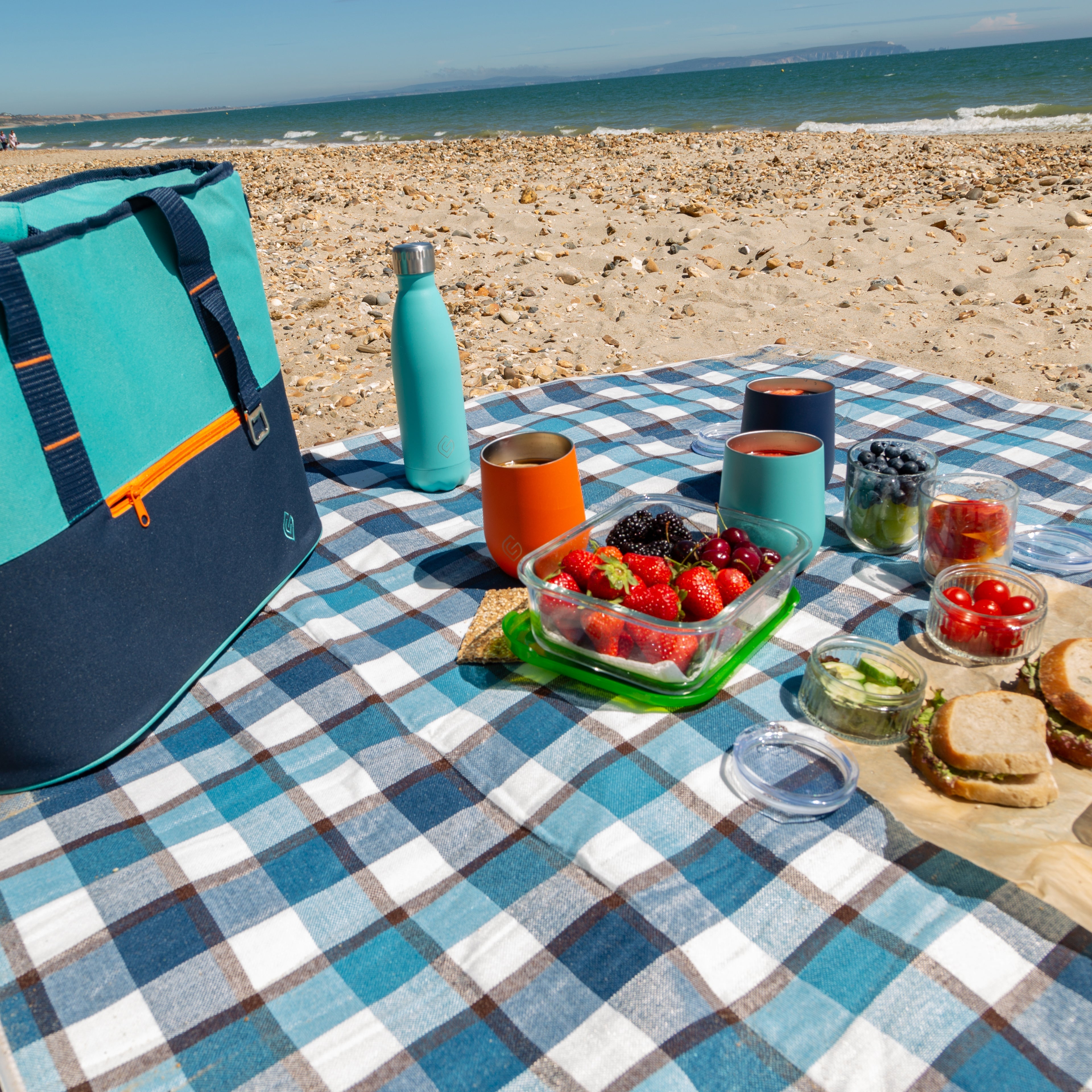 Lined picnic shop blanket