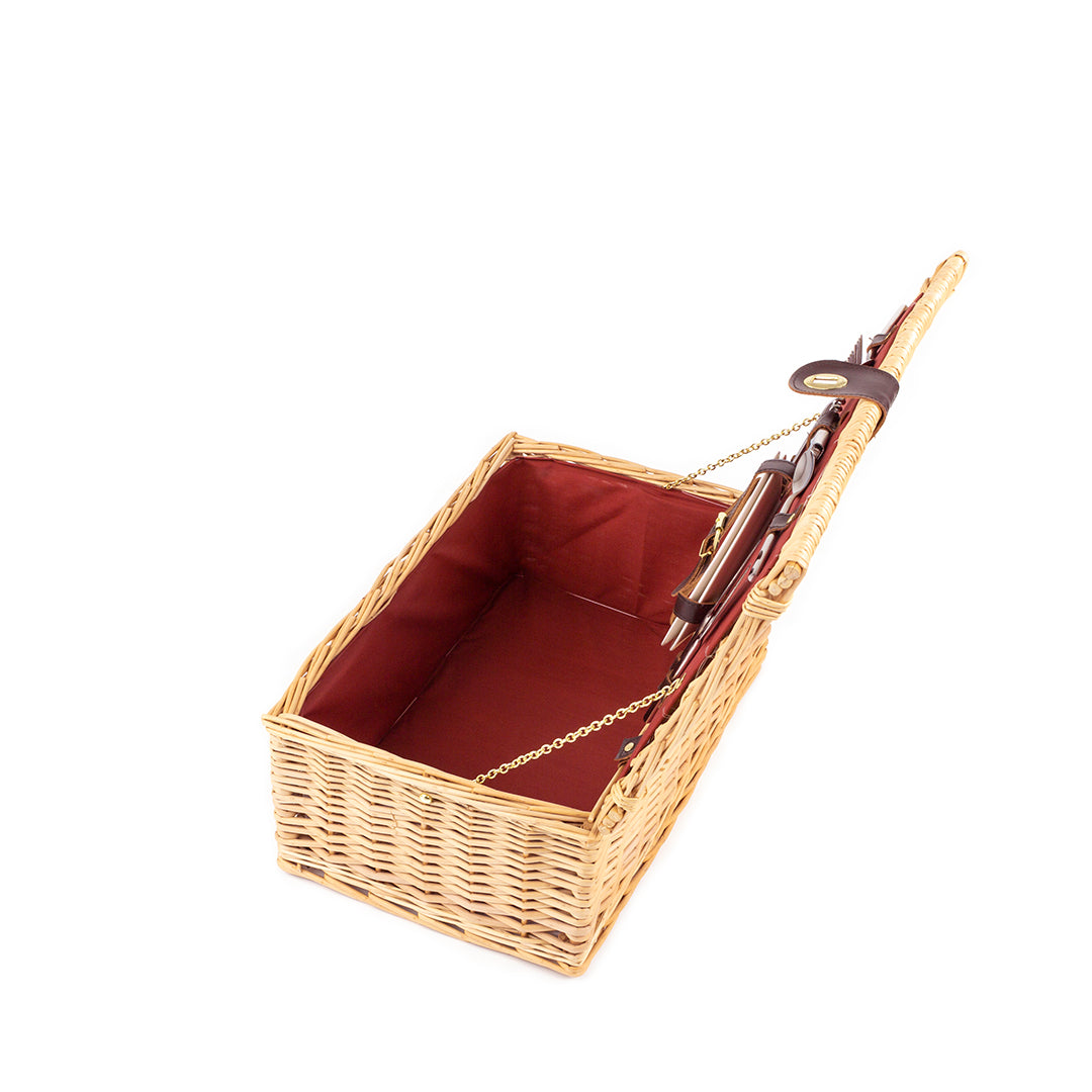 Greenfield Collection Buckingham Willow Picnic Hamper for Two People - The Greenfield Collection