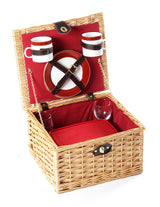 Greenfield Collection Dorchester Willow Picnic Hamper for Two People - Greenfield Collection