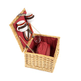 Greenfield Collection Dorchester Willow Picnic Hamper for Two People - The Greenfield Collection