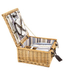 Greenfield Collection Chilworth Willow Picnic Hamper for Two People - The Greenfield Collection
