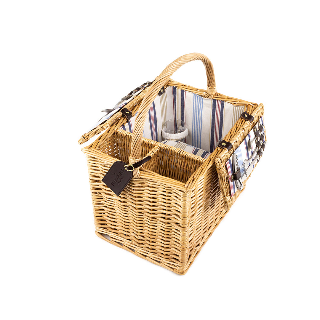 Greenfield Collection Arundel Willow Picnic Hamper for Two People - The Greenfield Collection