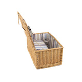 Greenfield Collection Ludlow Willow Picnic Hamper for Four People - The Greenfield Collection