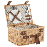 Purbeck Willow Picnic Basket Hamper - Greenfield Collection