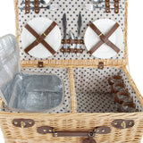Purbeck Willow Picnic Basket Hamper - The Greenfield Collection