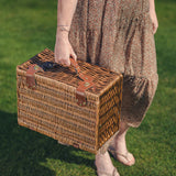 Salisbury Willow Picnic Basket Hamper - The Greenfield Collection