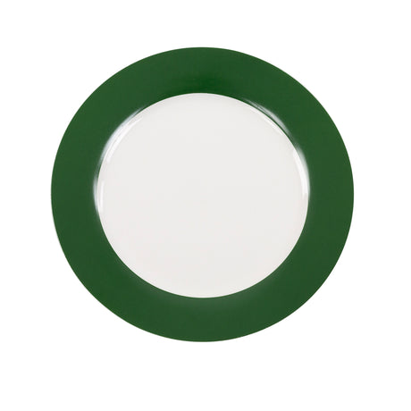 Greenfield Collection 7'' China Green Plate (Amersham and Windsor Hamper) - Greenfield Collection