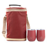 2 Person Wine Cooler Bag with Matching Tumbler - The Greenfield Collection