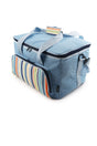 Greenfield Collection Sky Blue 30 Litre Foldable Family Cool Bag - Greenfield Collection