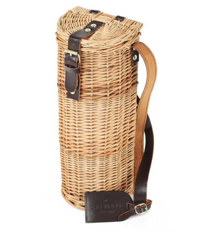 Greenfield Collection Deluxe Willow Wine Cooler Hamper - The Greenfield Collection